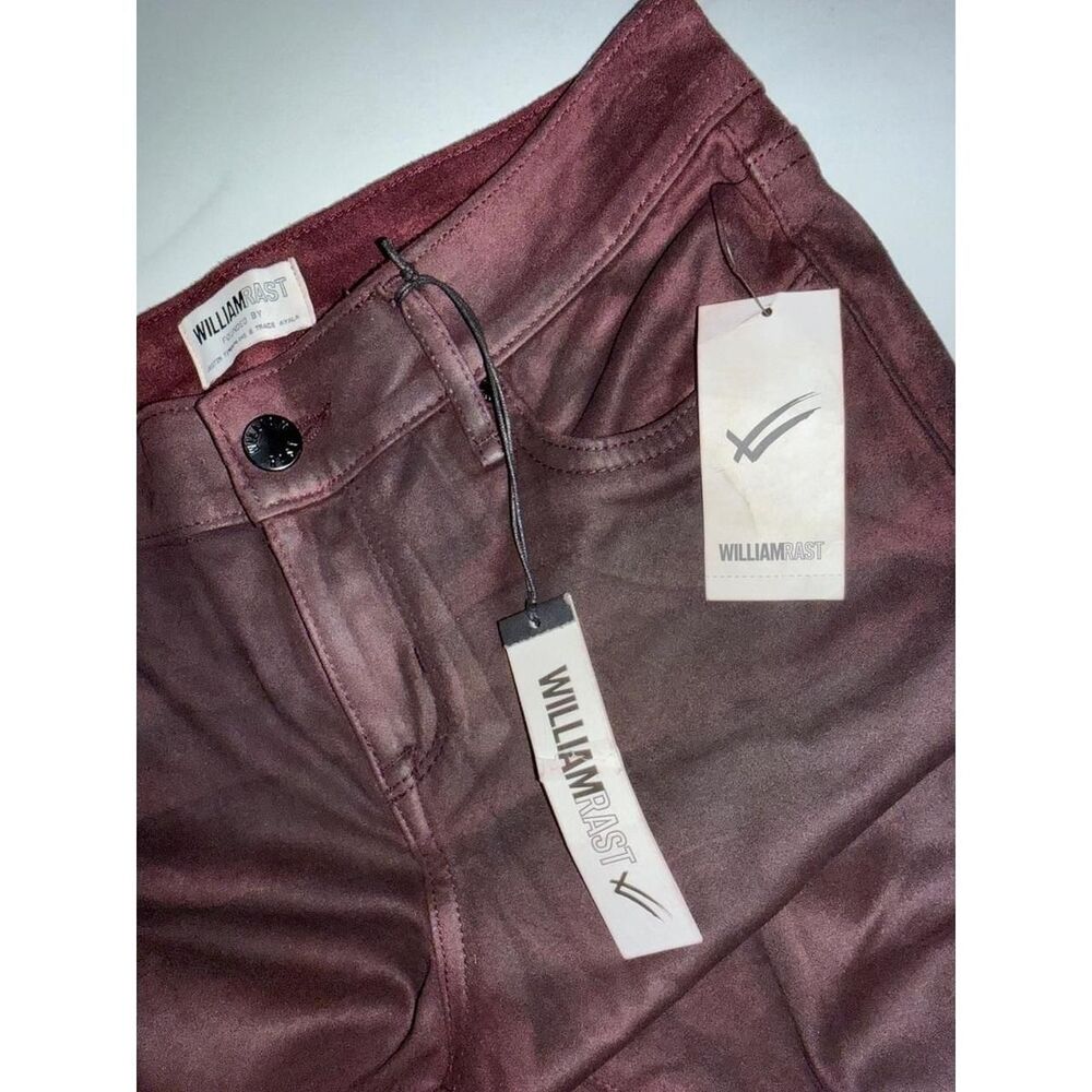 Unbranded Women's Burgundy Trousers